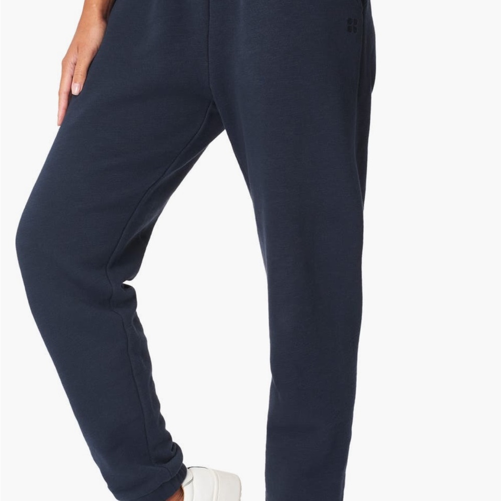 Sweaty Betty Navy Blue Essentials Sweatsuit (two piece)